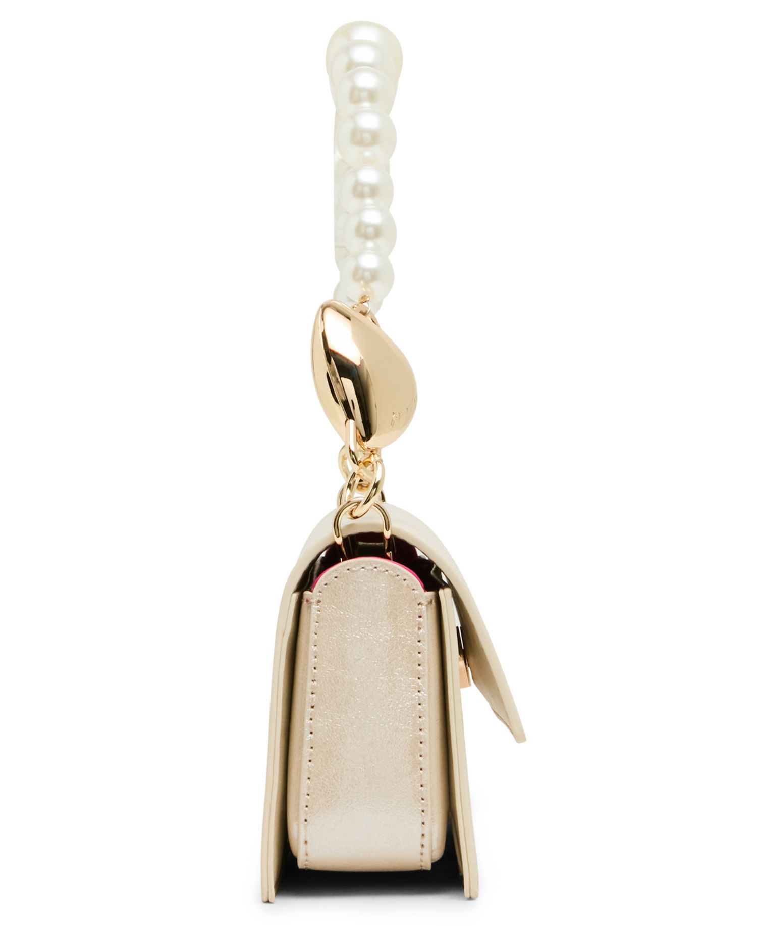 Cultivated Pearl Strap Small Shoulder Handbag
