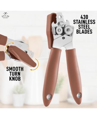 Heavy Duty Can Opener Wide Grip Smooth Edge Cut with Comfortable Grip