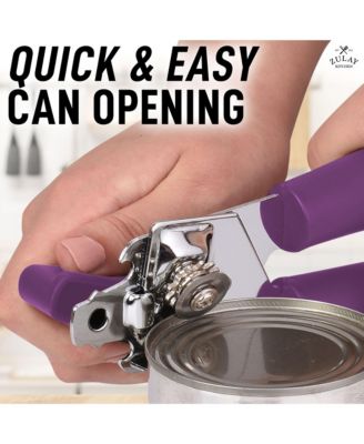 Heavy Duty Can Opener Wide Grip Smooth Edge Cut with Comfortable Grip