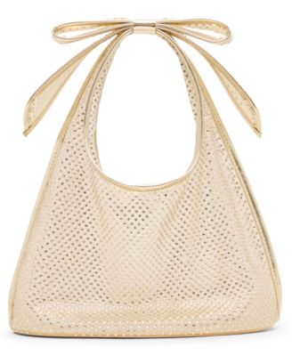 Bow Small Mesh Tote Handbag