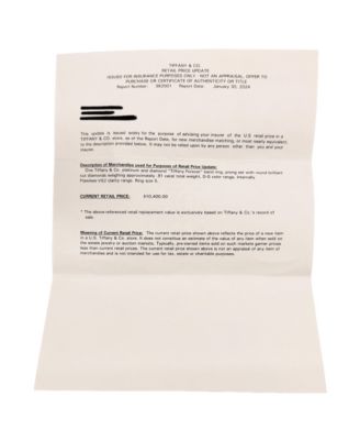 Platinum Diamond Tiffany Forever Band