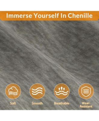 108" Modular Sectional Sofa, Chenille Cloud Couch with Ottoman, Deep Seat for Apartment