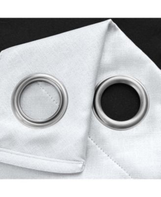 Oakley Embossed Blackout Polyester Window Curtain Grommet Panel