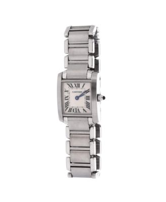 Tank Francaise Quartz Watch in Stainless Steel 20mm