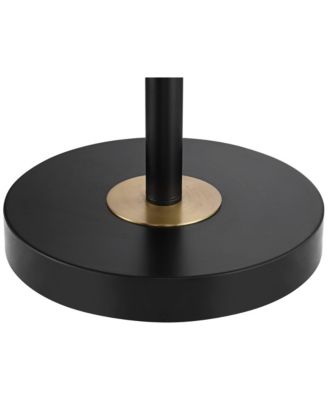 Wray Mid Century Modern 61" Tall Standing Floor Lamps Set of 2 Lights Adjustable Metal Antique Brass Finish