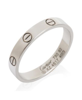 White Gold  Small Model Love Ring