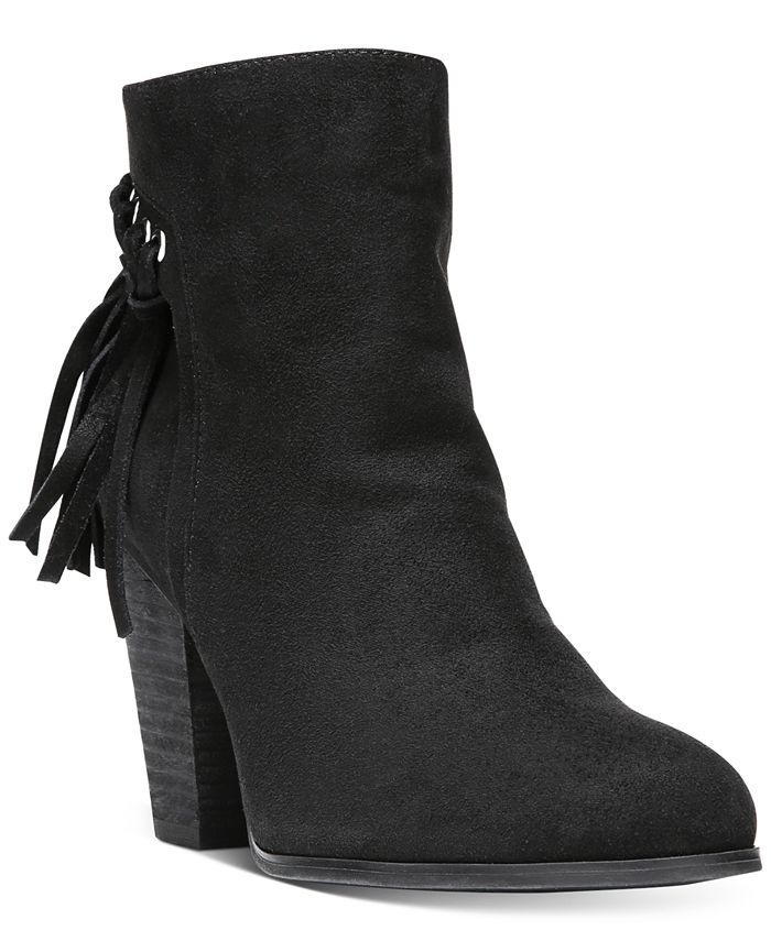 Carlos by Carlos Santana Women's Taryn Block Heel Boot Black Size 9.5M