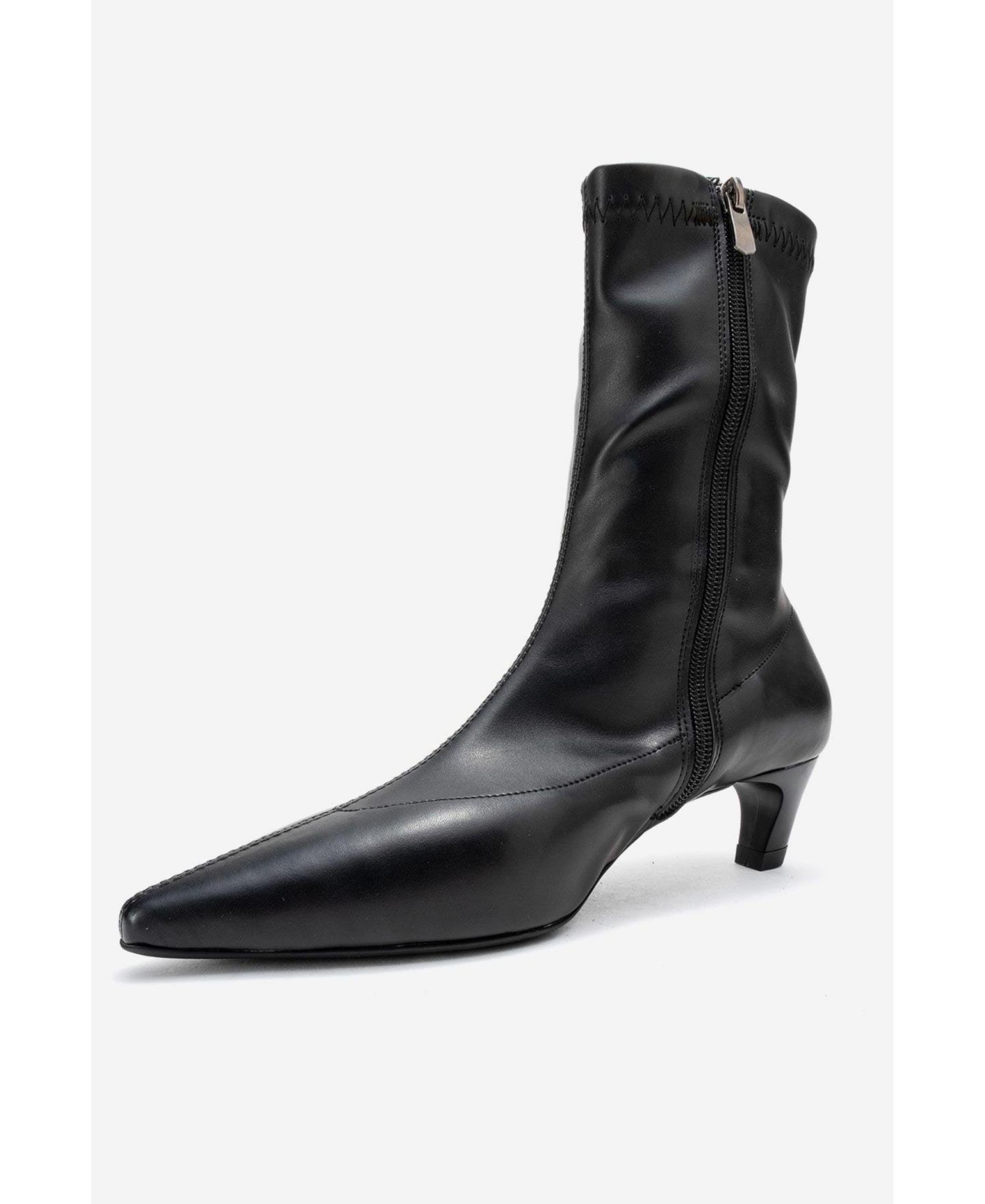 Женские ботинки Prologue Shoes Alora Kitten Heel Boot, цвет: Чёрный — фото 4