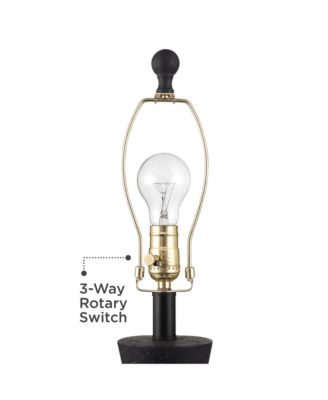 Fiona 24 1/2" High Mid Century Modern 3-Way Table Lamps Set of 2 USB Port Metal Living Room Charging