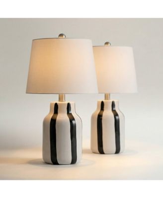 Cookies and Cream 20 1/2 High Table Lamp Set of 2