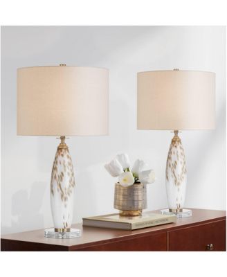 Melina 27 1/2" High Glass Table Lamp Set of 2