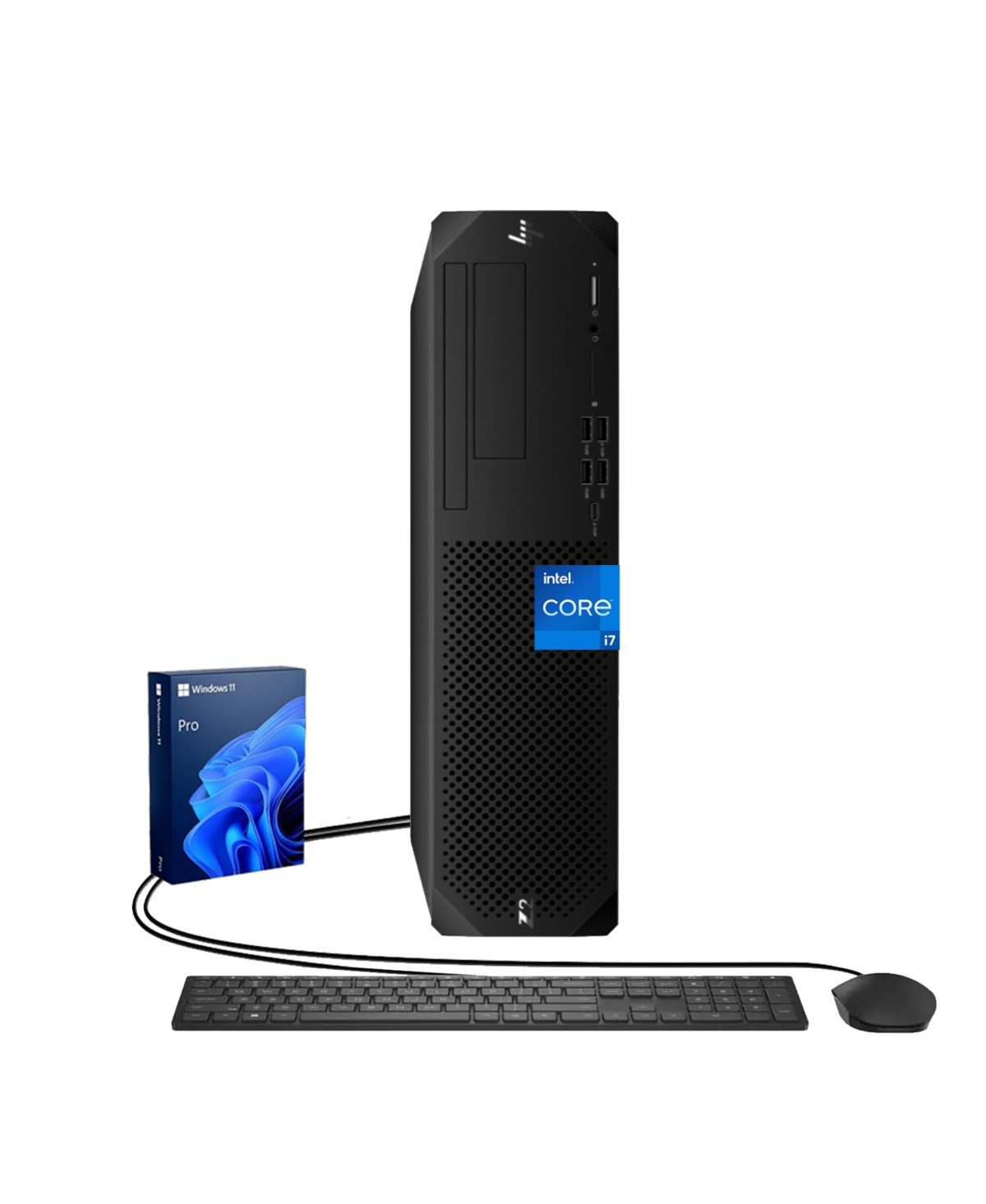 Hp Z2 Workstation Desktop Intel Core i7 64GB Ram Intel Uhd Graphics 2TB Ssd Storage Windows 11 Pro