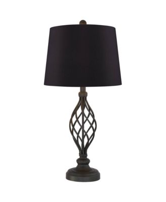 Annie Modern Industrial Table Lamps 28" Tall Set of 2