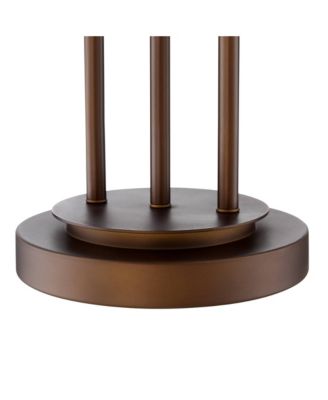 28.75" Tall Industrial Table Lamp with Bronze Finish and USB Dimmer