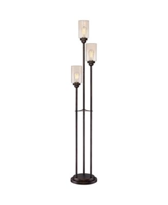 Libby Modern Industrial Tree Floor Lamp with Riser 66" Tall Metal 3 Light Dimmable LED