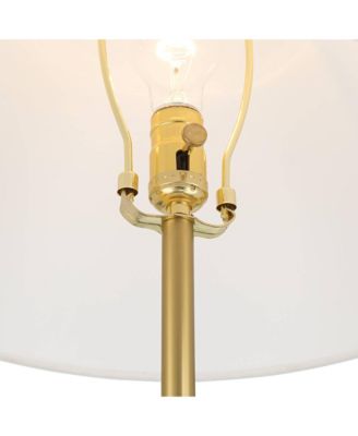 Bamba Modern 61 3/4" Tall Standing Floor Lamp Skinny Gold Metal Brass Finish Living Room Bedroom House