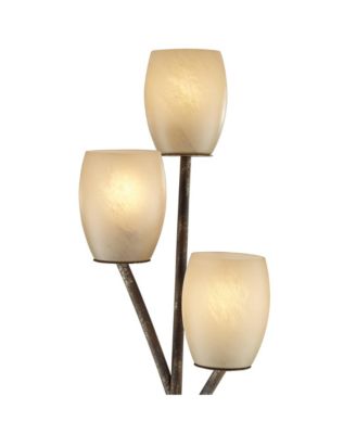 Vierra Trio Farmhouse Rustic 68" Tall Standing Floor Lamp 3-Light Foot Switch