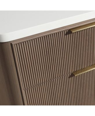 Aria 48" Bathroom Vanity Smoked Oak