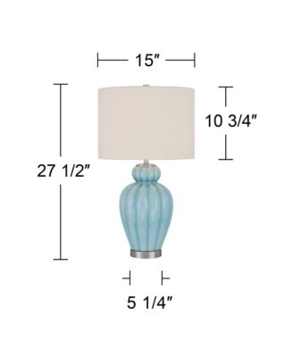 Leros 27 1/2" High Glass Gourd Table Lamp
