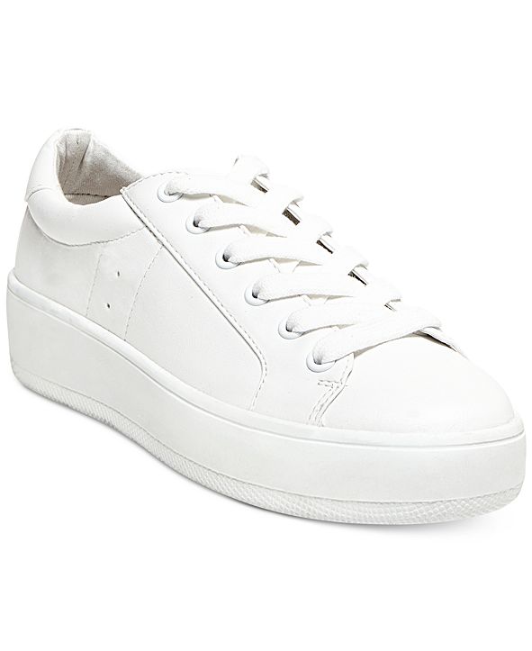 steve madden black sneakers with laces