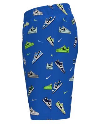 Boys 8-20 Multi Sneaker Novelty Print Swim Trunks