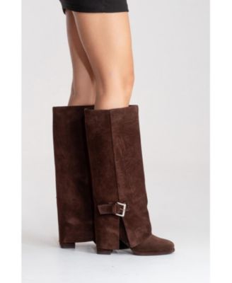 Women's Lojo Leather Block Heel Boot