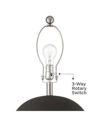 Paulo 24 1/2" High Pot Farmhouse Southwestern 3-Way Table Lamp Matte Ceramic Single Living Room Bedroom