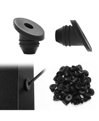 60PCS Cable Railing Rubber Grommets 30 Degree Sleeves for 1/8" to 3/16"