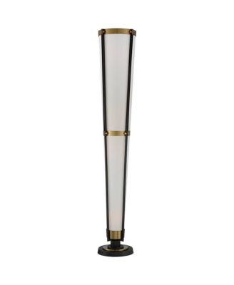 Vista Mid Century Modern 68" Tall Torchiere Floor Lamp Smart Socket Gunmetal  Brass Cone Shade for Living Room