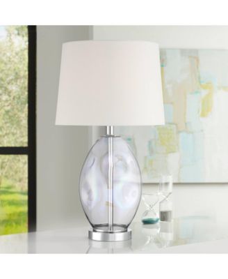 Daniella 24 3/4" High Clear Iridescent Glass Table Lamp Set of 2