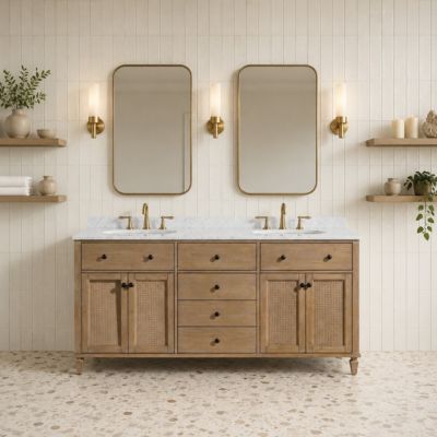 Annie 72" Bathroom Vanity Weathered Fir