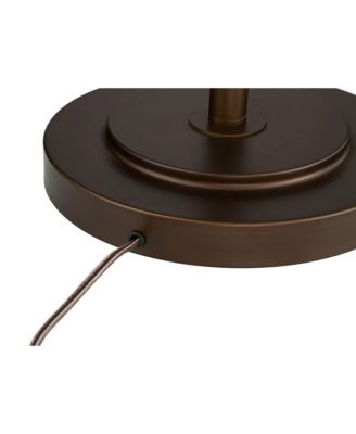 Industrial Torchiere Floor Lamp with USB Charging Port 72 1/2" Tall