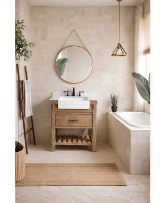 Marina 30" Bathroom Vanity Weathered Fir