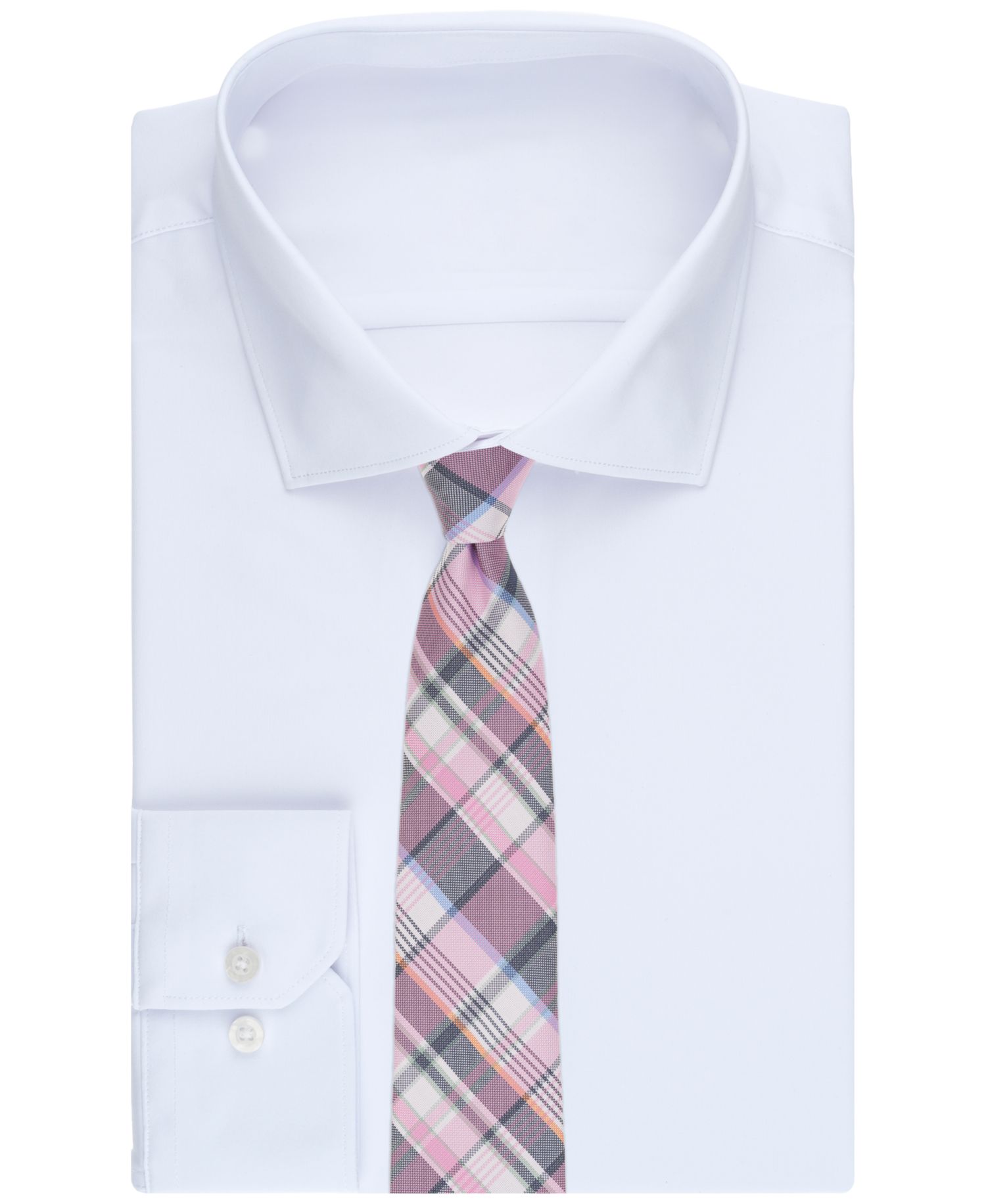 Men's Meier Plaid Pattern Tie