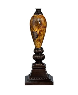 Mulholland Traditional Table Lamp 37" Tall Marbleized with USB Dimmer