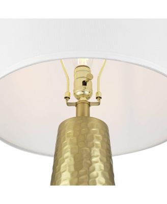 Possini Euro Croley 27 1/2" High Hammered USB Table Lamp Set of 2