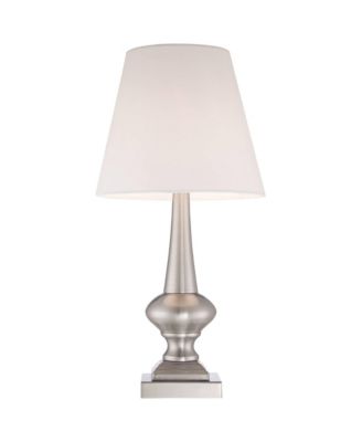 Modern Desk Table Lamp 19" High Brushed Steel