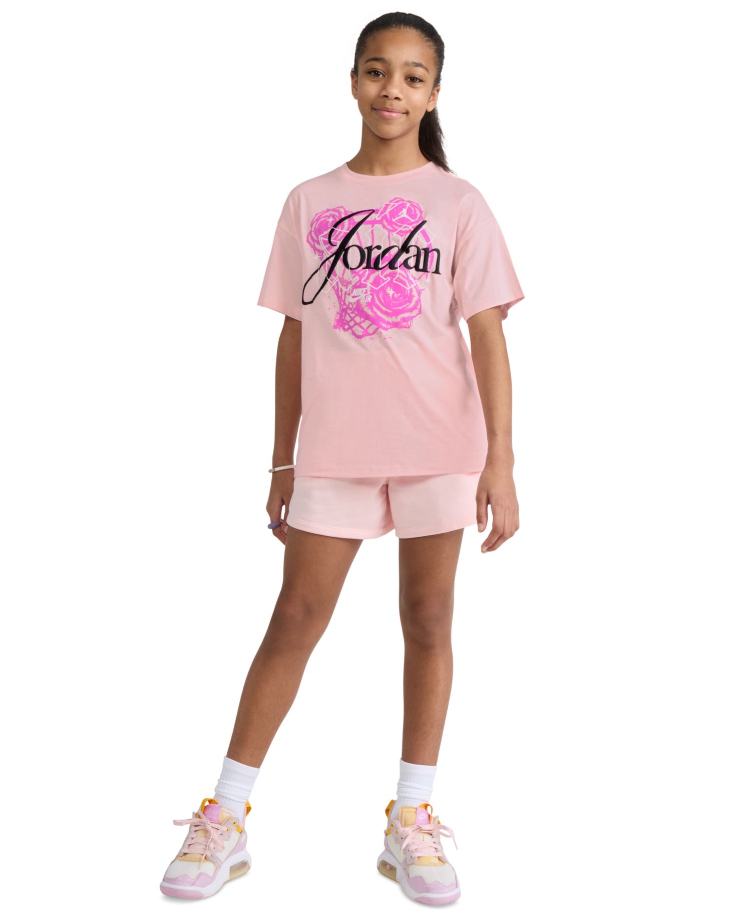 Girls' 7-16 Floral Flight T-Shirt