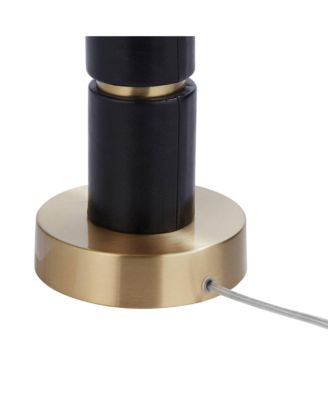 Possini Euro Rainier 30 1/2"H Faux Leather Column Lamp Set of 2