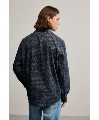 Men's Ethnic embroidered shirt