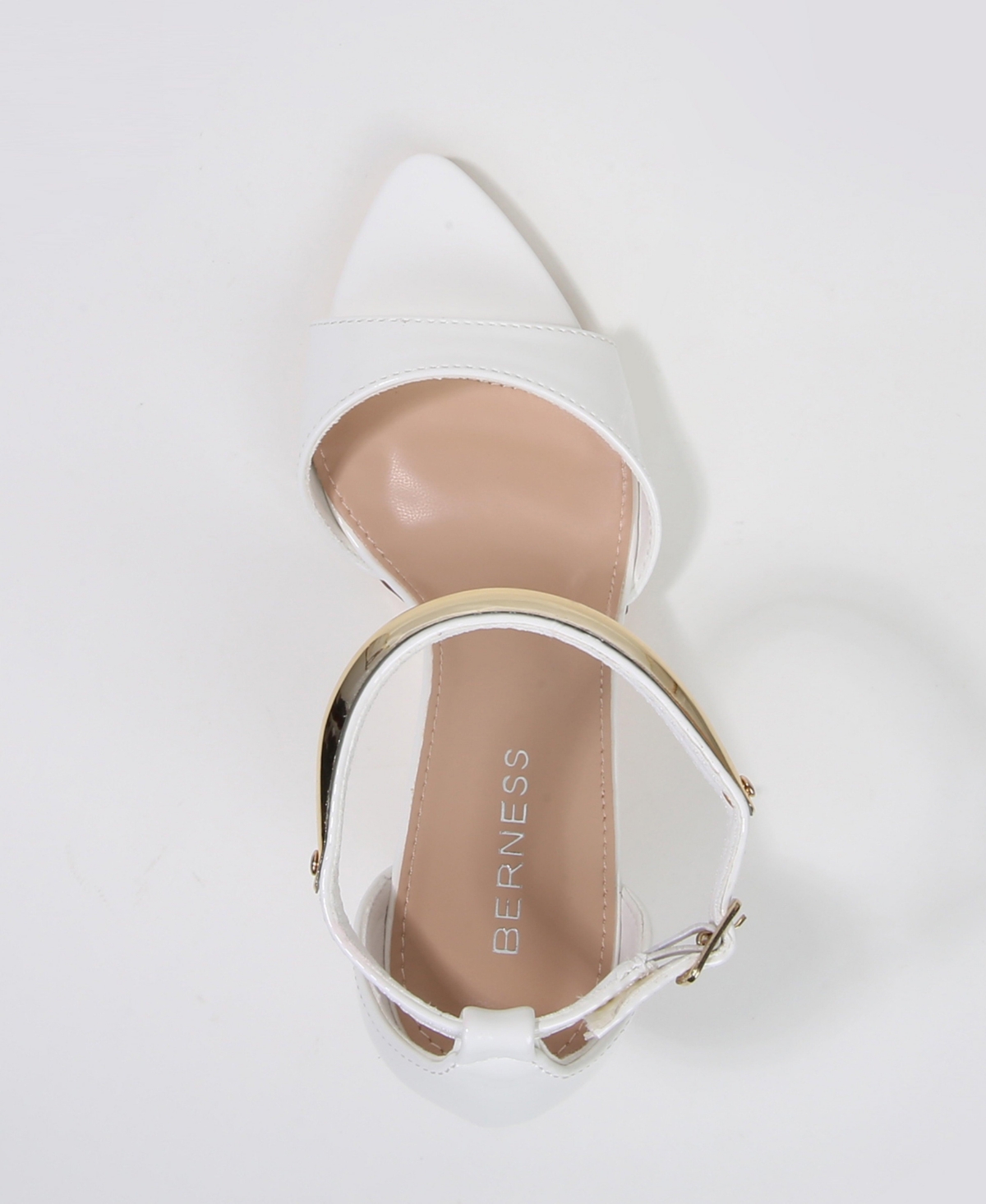 Berness Women's Hunter Stiletto Sandals with Gold-Tone Metal Accent