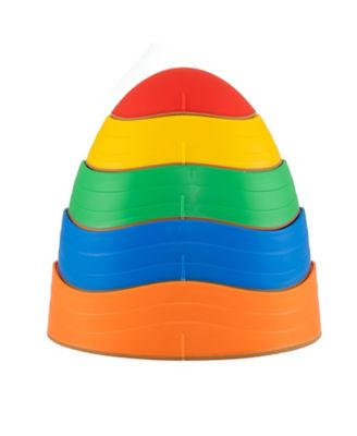 Non Slip Kids Balance Stones 5 Piece Stepping Set with Storage Bag