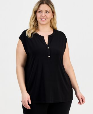 Plus Size Dolman-Sleeve Top