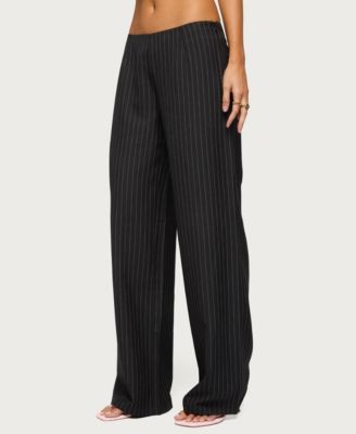 Women's Kerie Pinstripe Low Rise Pants