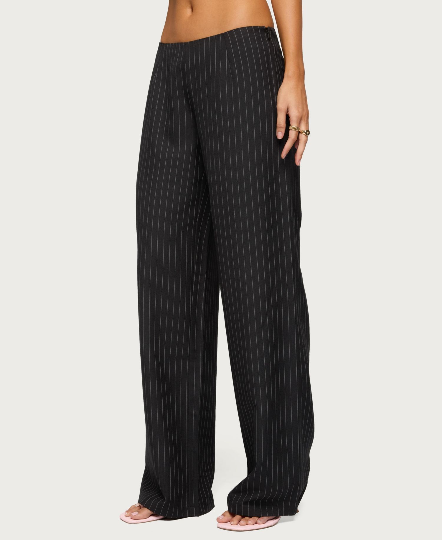 Women's Kerie Pinstripe Low Rise Pants