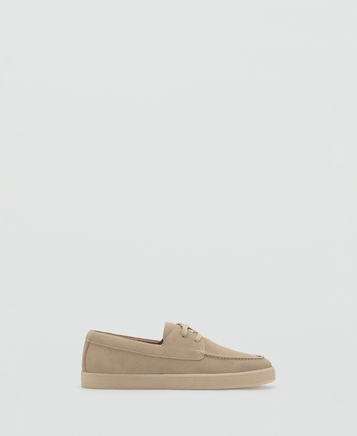 Mango Men's Suede Leather Lace-Up Shoes
