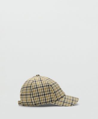Men's Check Visor Hat