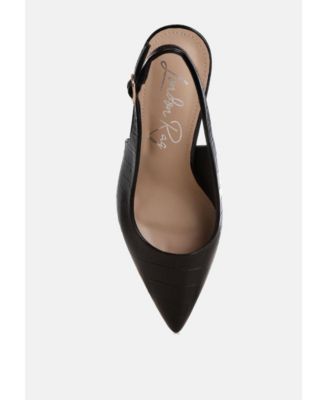 Women's Halins Pointed Toe Slingback Heels