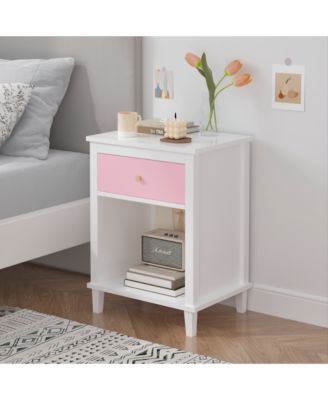 Chic Luxurious Premium Nightstand with Storage Space Bedroom Bedside Storage Table