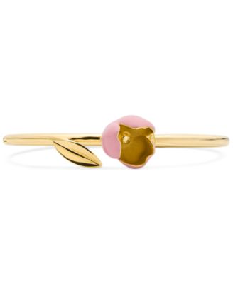 Gold Plated Bloom Bangle Bracelet